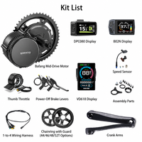 Kit de conversion de moteur central BAFANG 36V 48V 500W pour vélo, vélo électrique, assistance électrique