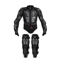 Veste de protection pour moto adulte et genouillères, accessoires de moto, protection du dos, de la poitrine, armure intégrale pour le motocross