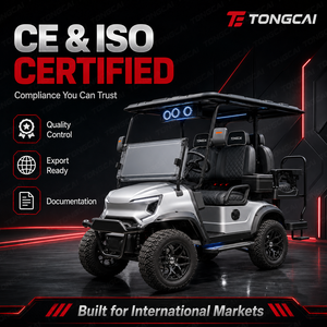 Custom Street <b>72V</b> Lithium <b>Battery</b> LSV 4 Seater Neighborhood Resort Person Golf Cart Passenger TongCai Heavy Duty Golf Cart for M - Product Image 1