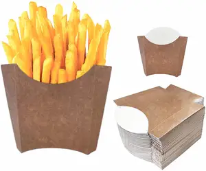 Fast Food Französisch gebratenes Huhn Papier Verpackungs box