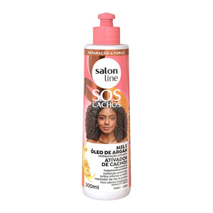 Linea salone-SOS Cachos Mel E Oleo de Argan-Cachos 300Ml Ativator (10.1FlOz - Product Image 1