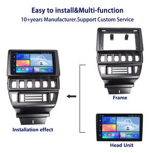Meihua 9 pollici di alta qualità per auto Android DVD accessori interni per LADA <span class=keywords><strong>NIWA</strong></span> 1993-2018 telaio Stereo per auto - Product Image 4