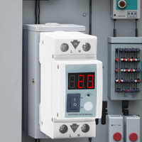 Disjoncteur électronique réglable 220V protecteur de surcharge unique montage sur Rail DIN limiteur de courant matériel PC court-Circuit