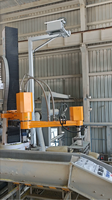 Machine de déballage de sacs de poudre antidéflagrante pour matières premières chimiques |   Bras robotique antidéflagrant | 100-130 sacs/h, 20-100 kg/sac