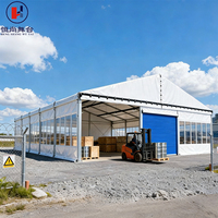 Carpa Transparente de 25x50m para Eventos Deportivos al Aire Libre, con Estructura de Aluminio, en Venta