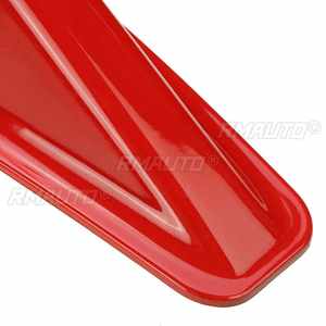Difusor de Parachoques Trasero para Auto, Aspecto de Fibra de Carbono/Rojo, 4 Piezas, Aletas de Tiburón, Cubierta Decorativa para Subaru STI WRX 2015-2021, Alerón de Parachoques Trasero - Product Image 6
