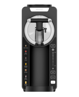 Nouvelle machine à crème glacée instantanée de comptoir, design vertical, qualité alimentaire, pour usage domestique, capacité 2,0 litres, pour préparation rapide et facile.