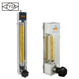 Roestvrijstalen Kunststof Rotameter Flowmeter Aanpasbare Glazen Buis Gasdebietmeter Met Anti-Corrosie Chemische Oem Ondersteund - Product Image 3
