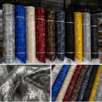 Rouleaux de tissus jacquard à faible MOQ pour rideaux de salon et chambre à coucher