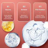Vente en gros de gel douche moussant pour le corps personnalisé gel douche de qualité hydratant à l'huile de jojoba biologique raffermissant la peau pour femmes