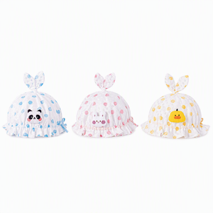 <span class=keywords><strong>Bonnet</strong></span> à Volants Tendance pour Bébé Fille, Motif Animalier à Pois, Dentelle, Faible MOQ, Prix Usine, Vente en Gros - Product Image 6