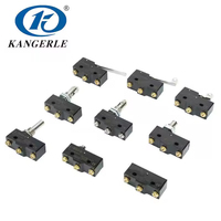 Micro-interrupteur à levier long Chinakel, type plastique IP41 250V 16A, électronique industrielle automobile, noir, garantie 6 mois, Z-15GW2-B
