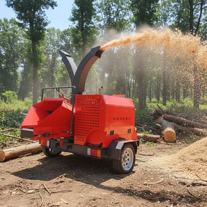 Mobile Bio-Waste Wood Crusher for <b>Farm</b> Use | Durable Branch Shredder for Biomass Fuel Production & Orchard Cleaning - Product Image 3