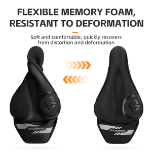 ROCKBROS Coussin de Selle de Vélo Antidérapant Confortable et Souple, Housse Chauffante pour Selle de Vélo - Product Image 5