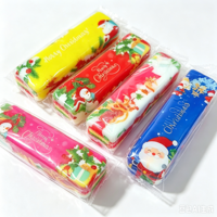 Jouet anti-stress souple et croustillant de Noël, motif Père Noël, unisexe, pour enfants, cadeau de fête