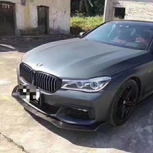 Kits de carrosserie de style HM, lèvre avant de haute qualité pour <span class=keywords><strong>BMW</strong></span> Série 7 M760 <span class=keywords><strong>750</strong></span> G11 G12 <span class=keywords><strong>2019</strong></span>+, lèvre de pare-chocs avant en fibre de carbone - Product Image 3
