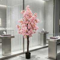 Nouvel Arbre Bonsaï Artificiel de 1,80 m au Design Moderne, Fleurs de Sakura Artificielles en Gros pour Décorations de Festivals, Mariages et Événements de Noël