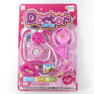 Wholesale kids pretend toys plastic doctor play toy pink doctor toy set