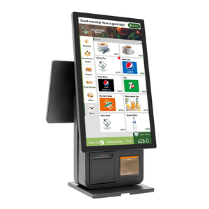 Máy POS Màn hình kép 23.8 inch + 18.5 inch với hệ thống POS màn hình cảm ứng phù hợp với kiốt thanh toán tự phục vụ siêu thị - Product Image 3