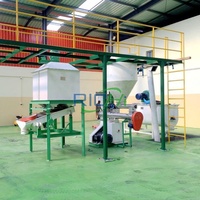 RICHI Usine complète de fabrication de granulés d'aliments pour animaux à petite échelle et faible coût, 1-2 T/H, pour l'alimentation animale