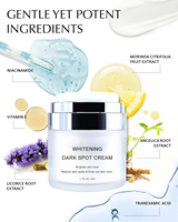 Crème Visage Bio Vegan 50ml Rétinol Collagène Acide Hyaluronique Infusé à la Vitamine C Blanchiment de la Peau Tranexamique Acides Herbes Arbutine