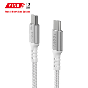 100W USB C TO USB C สายชาร์จเร็ว PD Type C ข้อมูลพร้อมชิป E-MARKER 5A สายชาร์จเร็วสำหรับ MacBook Pro iPad Samsung - Product Image 2