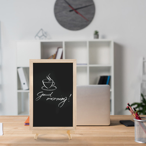 Bảng Gỗ Có Khung Đứng Bảng Đen Mini Bảng Hiệu Bảng Đen Có Chân Đế - Product Image 5