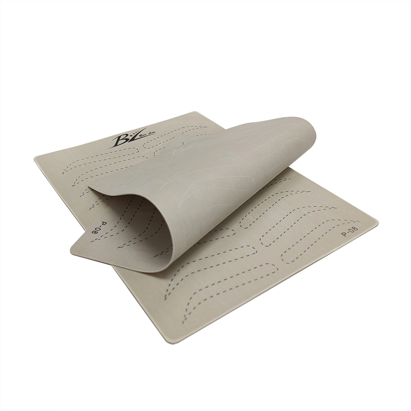 Двухсторонняя Накладка для бровей BL, без чернил, для практики микроблейдинга, для начинающих