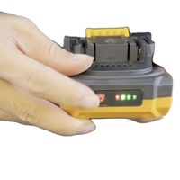 Nouveau produit Compresseur d'air de voiture sans fil 18v Dc Type de batterie Makita Gonflage des pneus Rechargeable Adaptateur GS Pompe à air de voiture