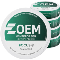 OEM Özel Paketleme Özel Etiketli Kafein Enerji Nootropik Poşetleri Metal Focus Antrenman Öncesi Poşetleri Spor Beslenmesi için