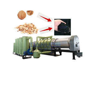 Horno de Carbonización Continua, Máquina para Hacer Briquetas de Carbón de Biomasa de Coco, Precio - Product Image 1