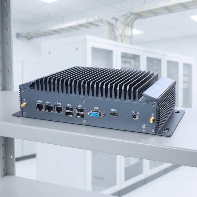 Industrial Embedded PC 3 LAN 4COM Intel 12th Gen Core I3 I5 I7 I9 DDR4 Fanless Mini PC for Intelligent Transportation Systems