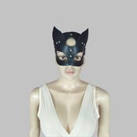 Masque de renard mode cuir chat masque Sexy femmes Cosplay jeu Bondage bandeaux mascarade Halloween carnaval fête masques