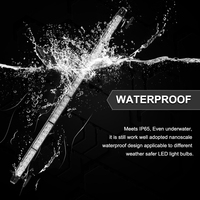 Luces estroboscópicas de tira larga para techo de coche, luces LED de 12-24v, 318-6, gran oferta