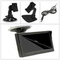 Moniteur AHD 5 pouces neuf d'usine, écran LCD numérique haute définition 800x480 pour tableau de bord, moniteur de voiture 720P 1080P CVBS