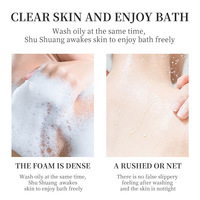 Gel douche Fruits naturels Savon liquide Fruits Nettoyant corporel blanchissant Gel de bain exfoliant pour la peau à l'acide hyaluronique