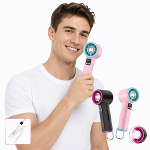 Ventilateur de refroidissement électrique turbo portatif mini avec logo personnalisé d'usine, rechargeable par USB, en plastique, pour extérieur - Product Image 6