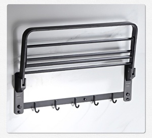 Toallero de Baño de Aluminio para Montar en la Pared, 24 Pulgadas, Duradero, Resistente al Óxido, Ahorra Espacio, Diseño Minimalista - Product Image 5