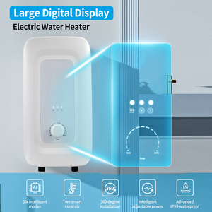 220V 5500W Nước Nóng Nhanh Chóng Sưởi Ấm Thông Minh Máy Nước Nóng Núm Điều Khiển Tùy Chỉnh Xách Tay Ngay Lập Tức Máy Nước Nóng Điện - Product Image 3