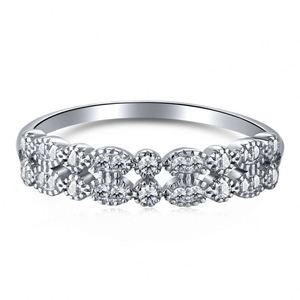 Dylam New Arrival Hot Selling Stackable High Quality Dainty 5A <b>CZ</b> Stone S925 Sterling Silver Women <b>Rings</b> Jewelry Fashion - Product Image 1