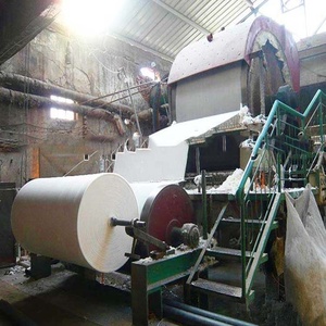 Hot Bán Chất Lượng Cao Bột Giấy Và Chất Thải Giấy Tái Chế Bagasse Jumbo Cuộn Nhà Vệ Sinh Mô Giấy Cuộn Làm Máy Nhà Máy Giá - Product Image 5