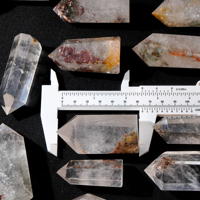 Phamton Quartz Garden Tour de cristal de quartz Pierre de guérison naturelle Tour de cristal Point Jardin Tour de quartz Obélisque