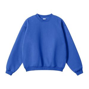 Sudadera de cuello redondo extragrande, Jersey de algodón para hombre, sudadera bordada en blanco, logotipo personalizado de alta calidad, venta al por mayor - Product Image 6