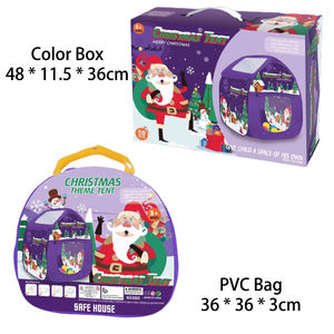 Enfants pliant tente de noël intérieur extérieur Mobile piscine à balles Pop Up jouer tente maison Sport <span class=keywords><strong>cabane</strong></span> jouet pour enfants cadeau de noël - Product Image 6