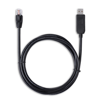 Cable de Programación CP2102 de 6 Pies, Adaptador Convertidor Serial USB RS232 a RJ45 8P8C para Radios Bidireccionales Moto-Rola MTR2000