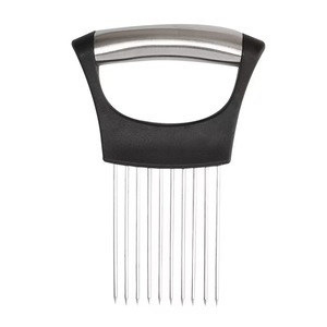 SYH1353 in acciaio inox manuale frutta verdura fettina <span class=keywords><strong>di</strong></span> taglio assistente con forcella ad ago fisso e manico in plastica - Product Image 1