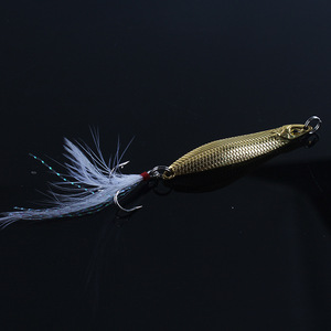 Aohu Spinner Lure Leech Artificial Fishing Lure With <b>Sequins</b> For Bass Freshwater Fishing Tackle Zinc <b>Material</b> - Product Image 2