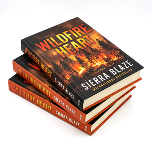 Custom Printing Sewing Bound Film Laminated Fiction Book Wildfire Heart for Blaze Premium Hardcover Paperback <strong>English</strong> Novel - Product Image 1