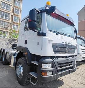 Nueva llegada Howo 6x4 Tractor Truck 10 Wheel 371 430 Hp Euro2 Usado 40 Ton Howo A7 T7h Nx Tractor Unit Truck - Product Image 6