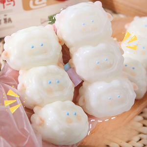 Cute <b>Sheep</b> Silicone Gel Sensory Fidget Stress Relief Squeeze <b>Toy</b> with Slow Rebound for 8-13 Years Old Handmade Decompression - Product Image 1